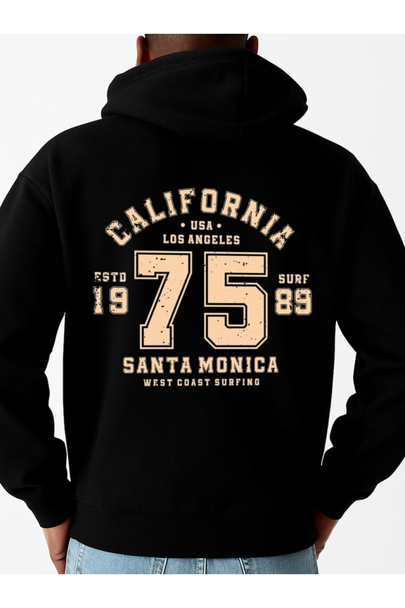 California Surf hoodies & sweatshirt men's sweater hoodie black Perfect for Fall & Winter Solid Color Design Long Sleeve Casual Hooded Sweatshirt christian Classic Unisex hoodie