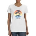 thumbnail image 1 of California Surfer Sunset Shaped T-Shirt Women -Image by Shutterstock, Female XX-Large, 1 of 4
