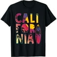 thumbnail image 1 of California Surfing Vintage Retro Surf Summer Gift T-Shirt Black Large, 1 of 4