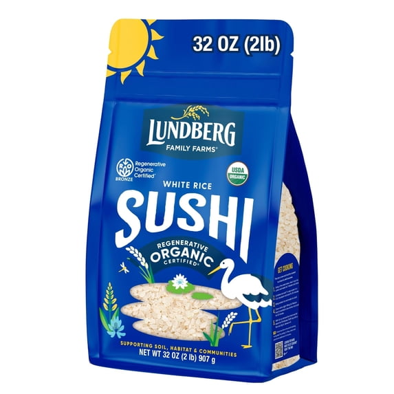 California Sushi Rice - Short Grain White Japanese-Style Sticky For Perfect Rolls Bowls And Mochi...