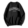 thumbnail image 1 of California Sweatshirts for Women Long Sleeve Crewneck Lightweight Sweatshirt Pullover Tops Fall Winter Outfits, 1 of 4