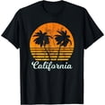 thumbnail image 1 of California T Shirt Gift Retro Surf Beach Sunset Men Women T-Shirt, 1 of 3