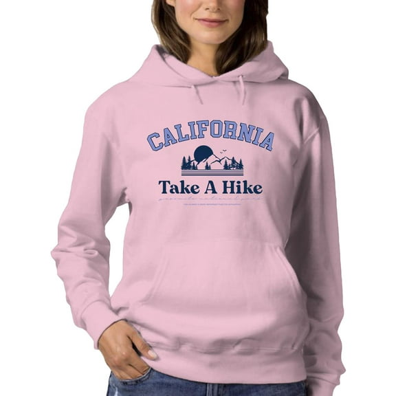 California Take A Hike Hoodie Women -Image by Shutterstock, Female Medium
