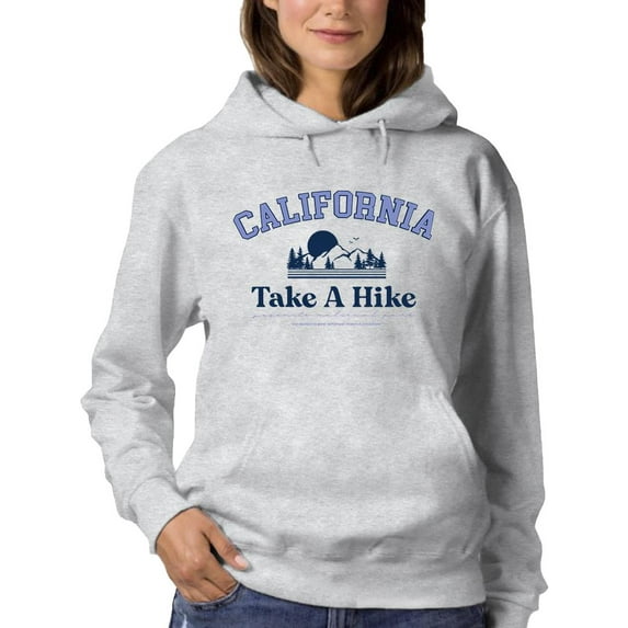 California Take A Hike Hoodie Women -Image by Shutterstock, Female Medium