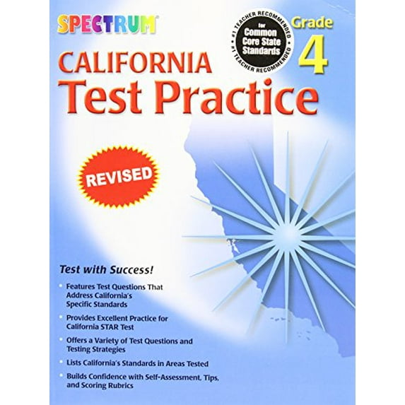 Pre-Owned Spectrum State Specific: California Test Practice, Grade 4, 9780769630045, 0769630049, Paperback,