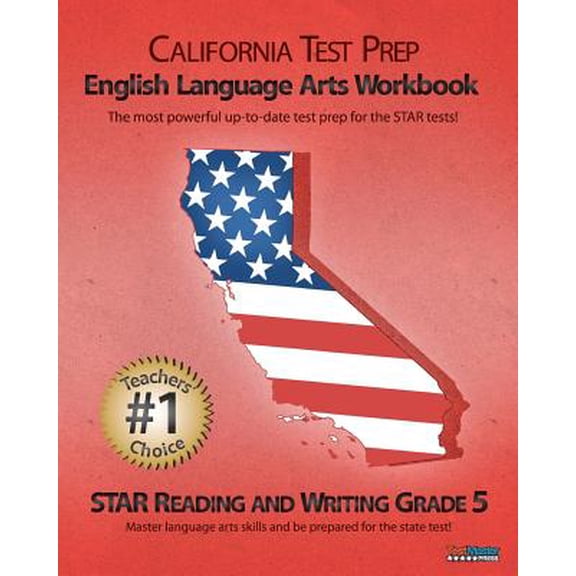 Pre-Owned California Test Prep Grade 5 English Language Arts Workbook : Star Reading and Writing