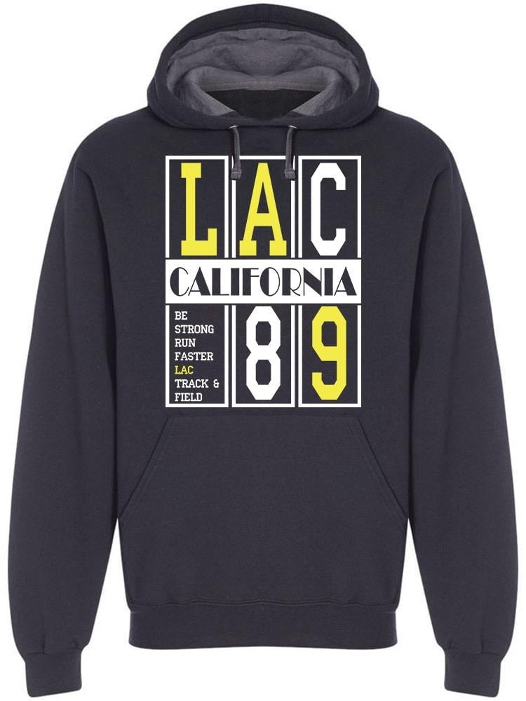 California Track And Field Hoodie Men -Image by Shutterstock, Male Small
