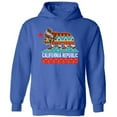 thumbnail image 1 of California Tribal Bear Unisex Hooded Sweatshirt - USA State California Republic - Funny Cali Hoodie for Women for Men, 1 of 2