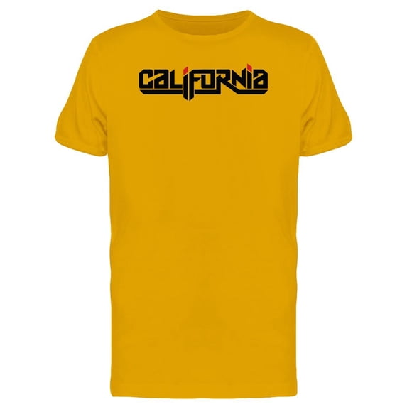 California Typography City Tee Men's -Image by Shutterstock