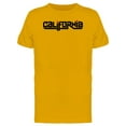 thumbnail image 1 of California Typography City T-Shirt Men -Image by Shutterstock, Male XX-Large, 1 of 2