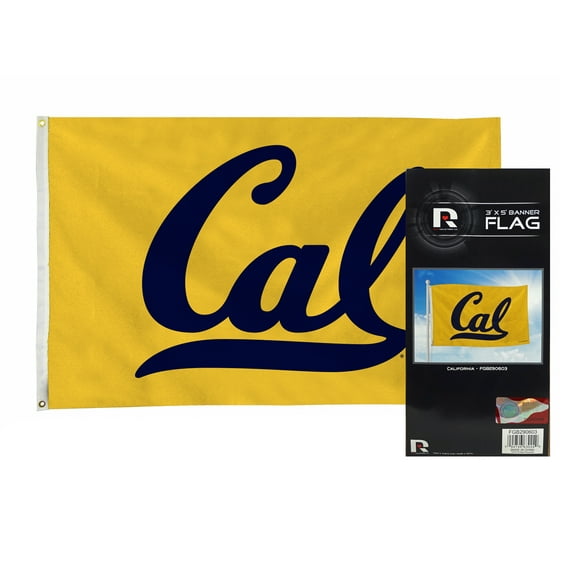 California UC Berkeley Golden Bears Indoor Outdoor 3 x 5 Banner Flag with grommets for hanging