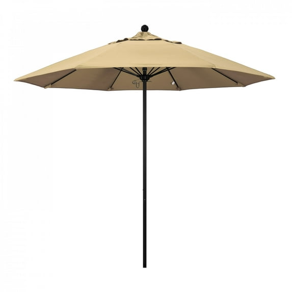 California Umbrella 103" Beige Solid Print Octagon Market Patio Umbrella
