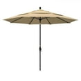 thumbnail image 1 of California Umbrella 11 Ft. Octagonal Aluminum Collar Tilt Patio Umbrella W/ Crank Lift & Fiberglass Ribs - Bronze Frame / Olefin Antique Beige Canopy, 1 of 7