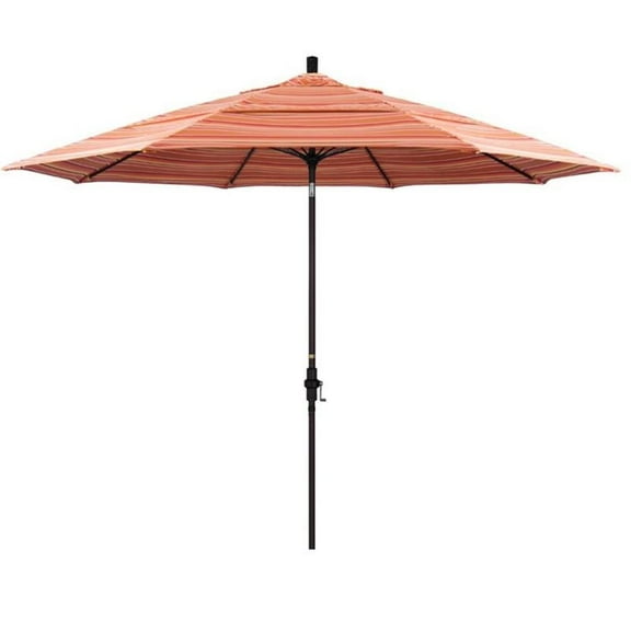 California Umbrella 11' Patio Umbrella in Dolce Mango