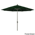 thumbnail image 1 of California Umbrella 11' Patio Umbrella in Forest Green, 1 of 5