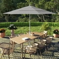 thumbnail image 1 of California Umbrella 11' Patio Umbrella in Granite, 1 of 5