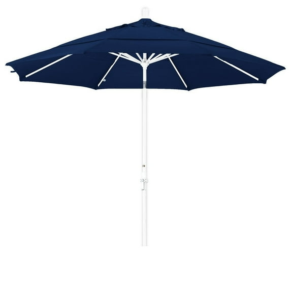 California Umbrella 11' Patio Umbrella in Navy Blue