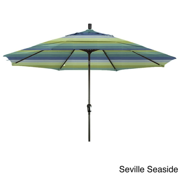 California Umbrella 11' Patio Umbrella in Seville Seaside