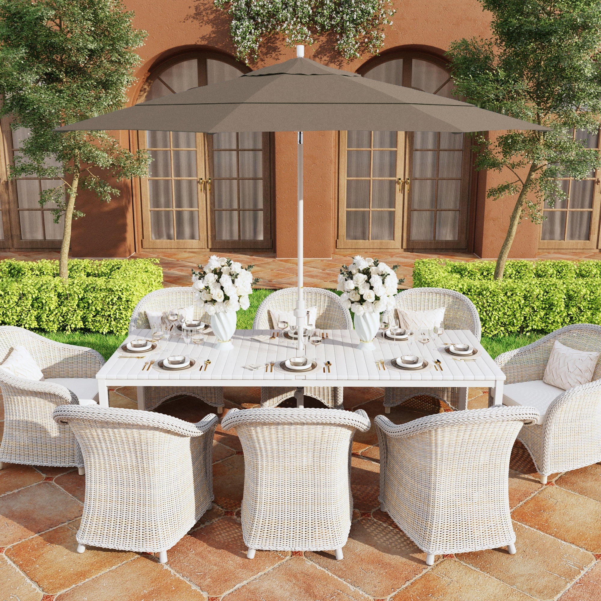 diy offset patio umbrella base DIY Patio Umbrella Stand