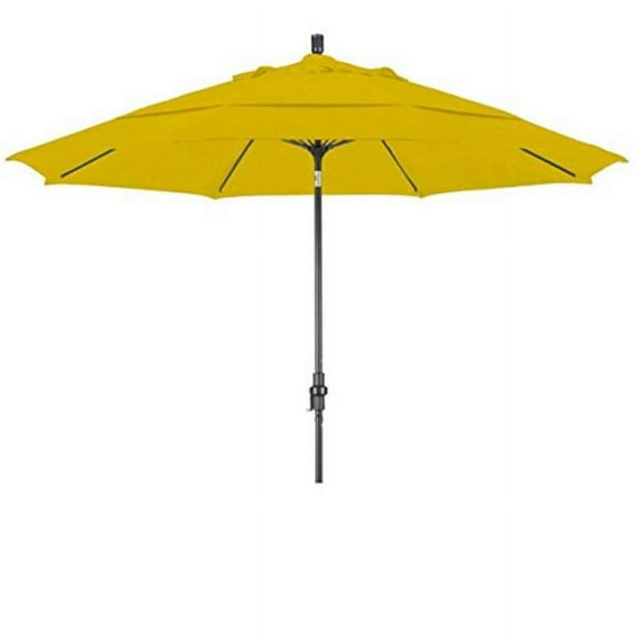California Umbrella 11' Patio Umbrella in Sunflower Yellow