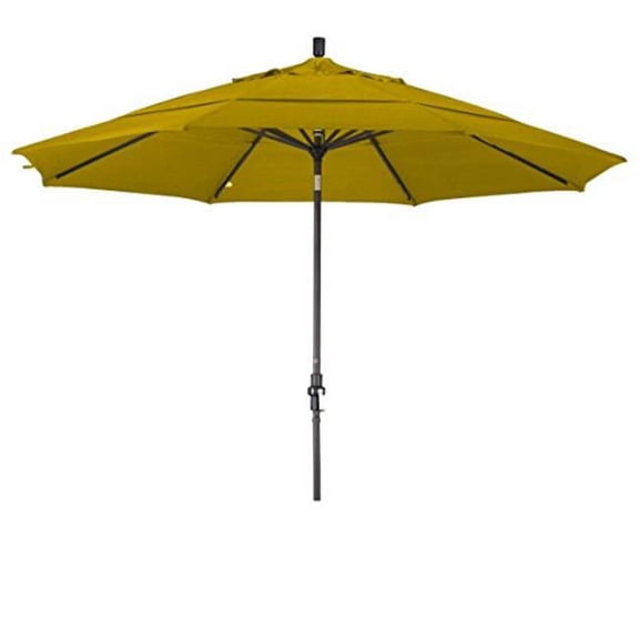 California Umbrella 11' Patio Umbrella in Sunflower Yellow