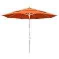 thumbnail image 1 of California Umbrella 11 ft. Fiberglass Double Vent Sunbrella Tilt Market Umbrella, 1 of 11