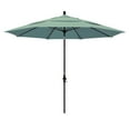 thumbnail image 1 of California Umbrella 11 ft. Fiberglass Double Vent Sunbrella Tilt Market Umbrella, 1 of 11