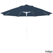 California Umbrella 11 ft. Fiberglass Double Vent Sunbrella Tilt Market Umbrella