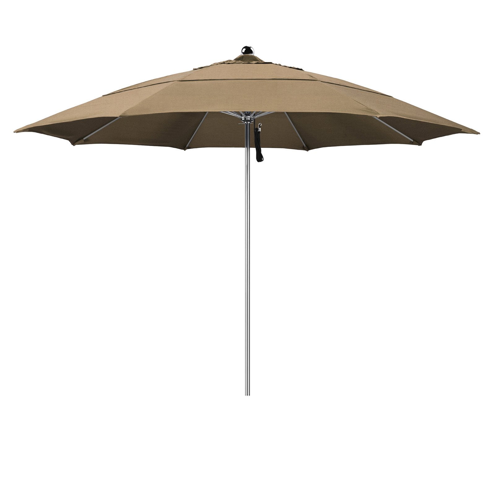 California Umbrella 11 ft. Steel and Fiberglass Double Vent Sunbrella