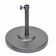 thumbnail image 1 of California Umbrella 50 lbs. Concrete and Steel Cover Patio Umbrella Base - Hammertone Grey, 1 of 6