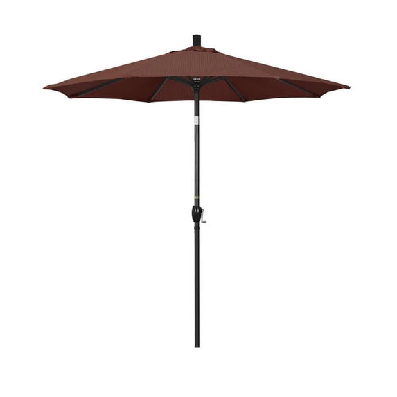 California Umbrella 7.5' Aluminum Pole Patio Umbrella in Terrace Adobe