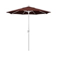 thumbnail image 1 of California Umbrella 7.5 Ft. Octagonal Aluminum Push Button Tilt Patio Umbrella W/ Crank Lift & Aluminum Ribs - Matted White Frame / Sunbrella Canvas Henna Canopy, 1 of 6