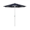 thumbnail image 1 of California Umbrella 7.5 Ft. Octagonal Aluminum Push Button Tilt Patio Umbrella W/ Crank Lift & Aluminum Ribs - Matted White Frame / Sunbrella Canvas Navy Canopy, 1 of 7