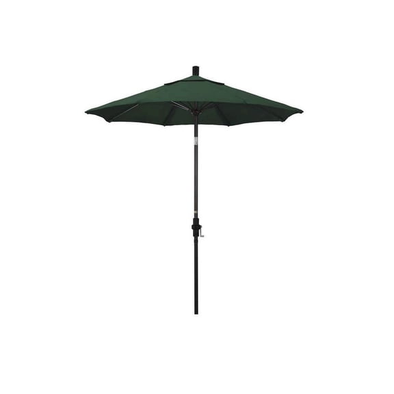 California Umbrella 7.5' Patio Umbrella in Hunter Green