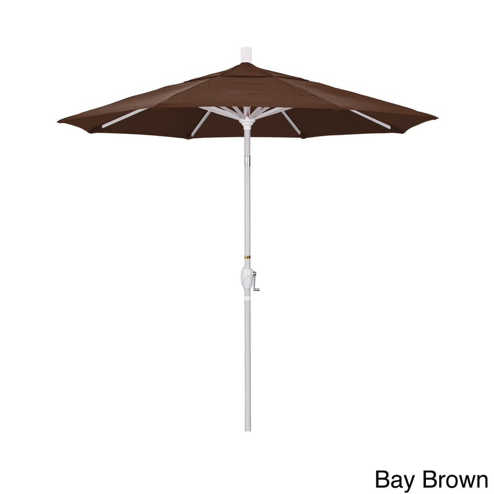 13 foot patio table umbrella Garvee 13 ft. Outdoor Double-Sided Rectangular Market Patio Umbrella with  Crank Lift in Navy Blue HDTPPG_33539943