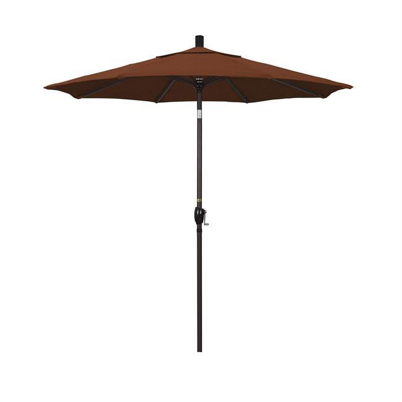 7.5 patio umbrella terra cotta Ledge Lounger Premier Aluminum notch and cap to ensure maximum durability California Umbrella 7.5' Patio Umbrella