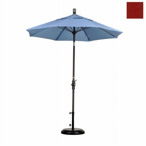 California Umbrella 7.5' Patio Umbrella in Terracotta