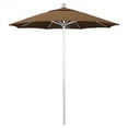 thumbnail image 1 of California Umbrella  7.5' Rd. Aluminum Frame, Fiberglass Rib Market Umbrella, Push Open,Anodized Silver Finish, Sunbrella Fabric, 1 of 2