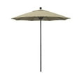thumbnail image 1 of California Umbrella  7.5' Rd.. Aluminum Frame, Fiberglass Rib Patio Umbrella, Push Open, Bronze Finish, Sunbrella Fabric Antique Beige, 1 of 2