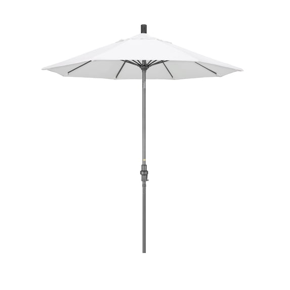 California Umbrella 7.5 ft. Aluminum Collar Tilt Olefin Patio Umbrella