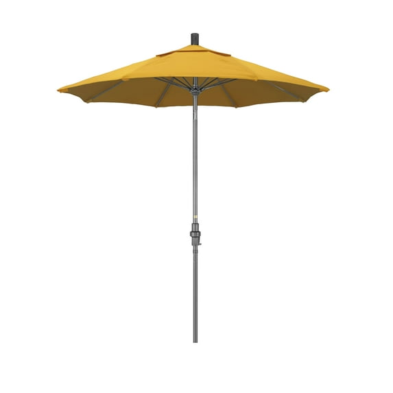 California Umbrella 7.5 ft. Aluminum Collar Tilt Olefin Patio Umbrella
