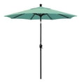 thumbnail image 1 of California Umbrella 7.5 ft. Aluminum Push Button Tilt Sunbrella Market Umbrella, 1 of 3