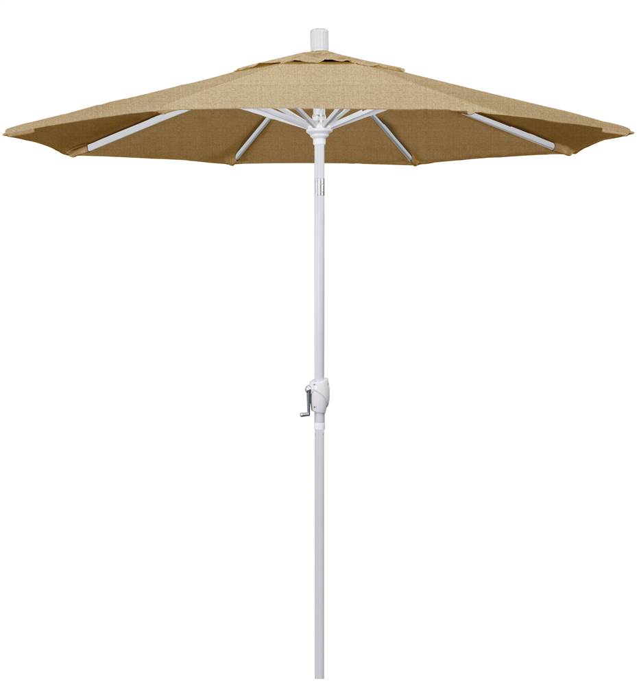 California Umbrella  7.5 ft. Round Aluminum Market Umbrella - Sunbrella Linen Sesame - image 1 of 3