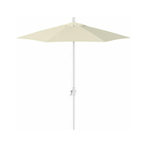 California Umbrella 7.5 ft. Sun Master Series Collar Tilt Crank Lift Patio Umbrella