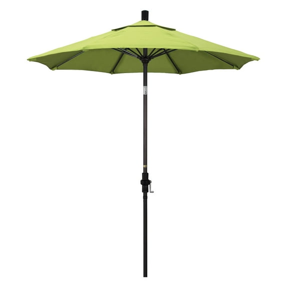 California Umbrella 7.5 ft. Sunbrella Aluminum Collar Tilt Patio Umbrella