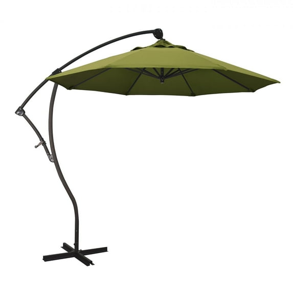 California Umbrella 9' Cantilever Umbrella in Kiwi