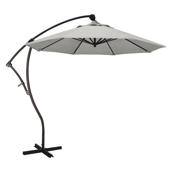 California Umbrella 9' Cantilever Umbrella in Woven Granite