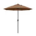 thumbnail image 1 of California Umbrella 9' Casa Olefin Tilt Crank Lift Patio Umbrella in Teak, 1 of 4