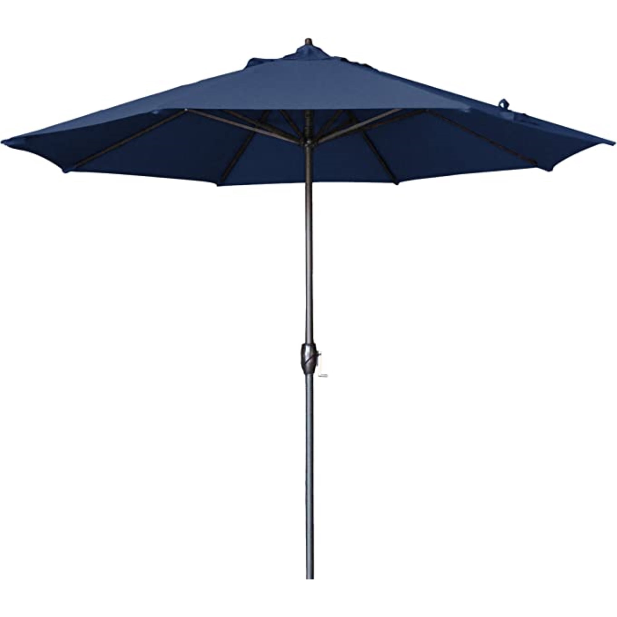 Navy Blue 9 ft Aluminum Market Umbrella with Bronze Pole