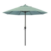 California Umbrella 9' Casa Sunbrella Tilt Crank Lift Patio Umbrella in Spa